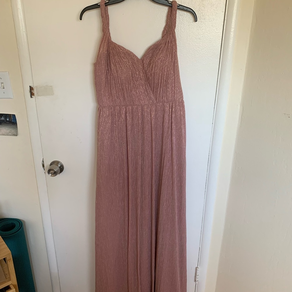 Azazie Dusty Rose Celeste Dress bridesmaid wedding formal